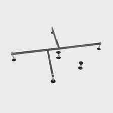 Каркас для душевого поддона Metakam Apart Black квадратный 80x80 см