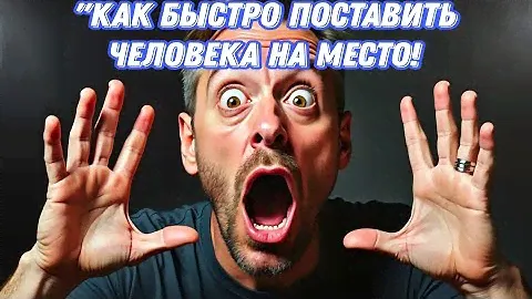"Как быстро поставить человека на место: Простые и эффективные техники!"