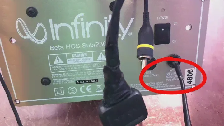 Ремонт добротного сабвуфера Infinity Beta HCS Sab 230