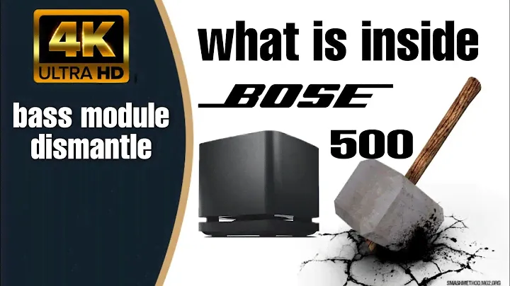 BOSE 500 bass module  dismantle video, what is inside bose 500 bass module