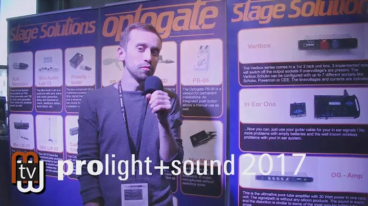 Stage solutions - сценические решения от Optogate (Prolight+Sound2017)