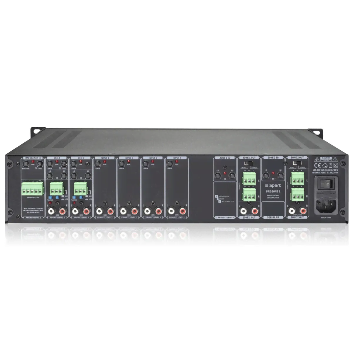 Профессиональный предусилитель Apart (Biamp) APart (Biamp) PREZONE1-1