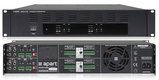 Apart REVAMP4240T - Высококачественный усилитель мощности. 4х240 Вт/100 вольт. Рэковое исполнение, 2