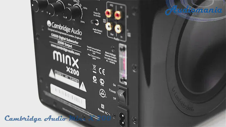 Активный сабвуфер Cambridge Audio Minx X 200